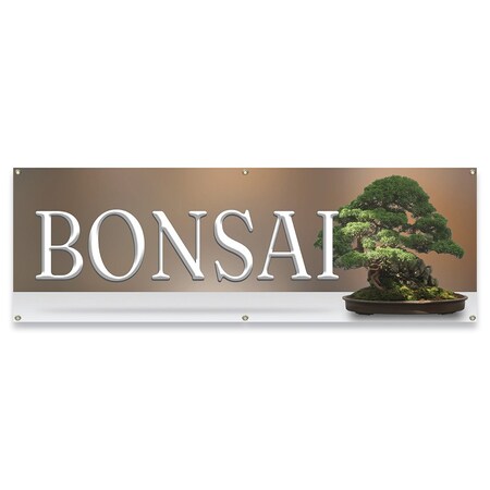 Signmission Bonsai Banner Concession Stand Food Truck Single Sided B-72-30021